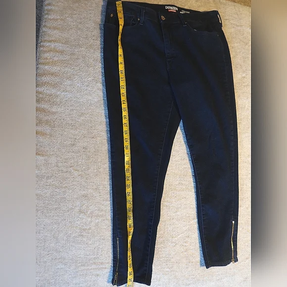 Levi's Denizen High Rise Ankle Skinny Blue Jeans Size 12/13 - Picture 8 of 11